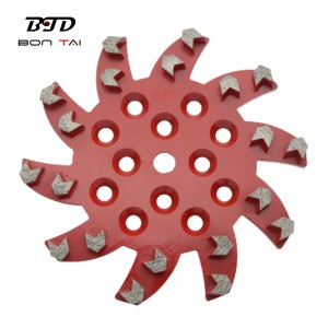 OEM/ODM China Trapezoid Grinding Plates - 250mm Arrow Segments Diamond Floor Grinding Disc – Bontai