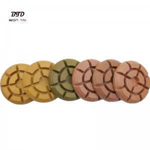 Hot-selling Polish Pad For Granite - 3″ wet use diamond resin polishing pucks – Bontai