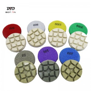 Hot-selling Stone Wet Polishing Pad - 3 inch sharp dry diamond polishing pucks for concrete – Bontai