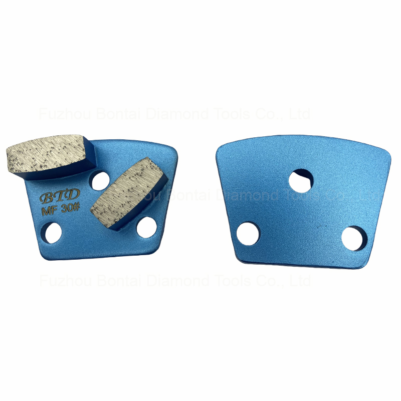 Double Coffin Segments Diamond Grinding Shoes For Magnetic System Grinder