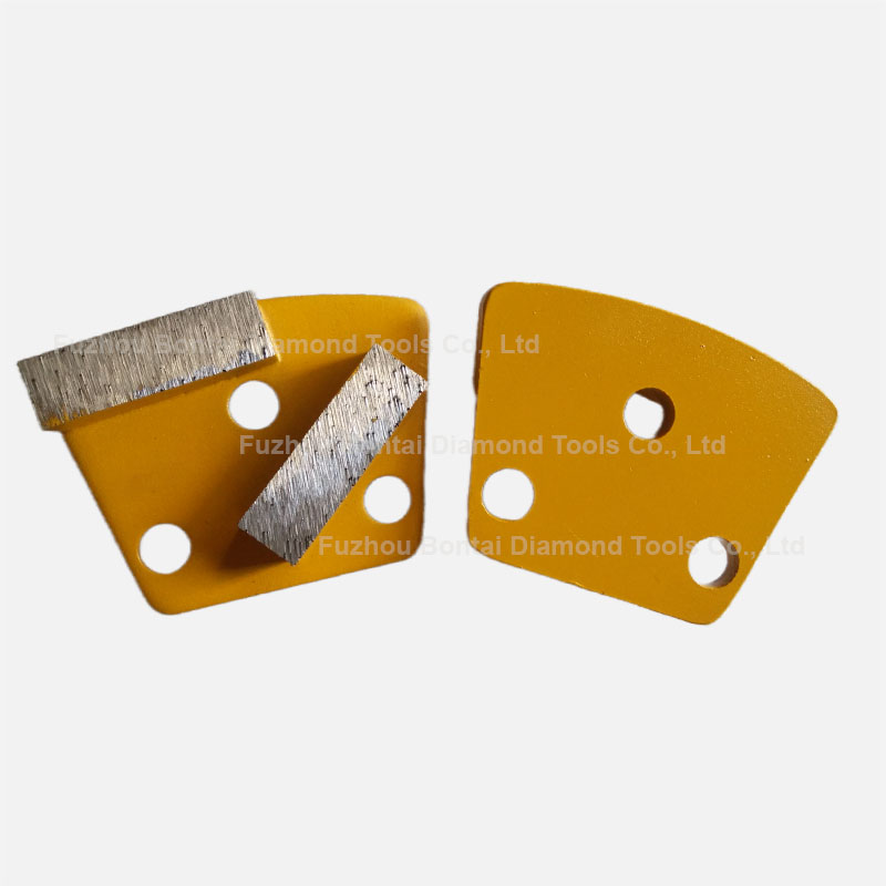 Double Rectangle Segment Grinding Shoes For Magnetic Grinding Machine