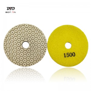 Lowest Price for Diamond Polishing - 4″ 100mm Diamond Polishing Resin Pad for polishing concrete and stones – Bontai
