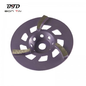 Chinese wholesale Diamond Cup Wheel Turbo - 7 Inch Metal Bond Concrete Grinding Cup Wheel – Bontai