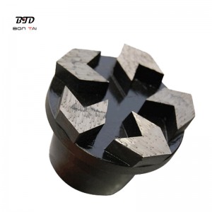China Cheap price Concrete Diamond Grinding Shoes - PD74 Arrow segments diamond grinding plug  – Bontai