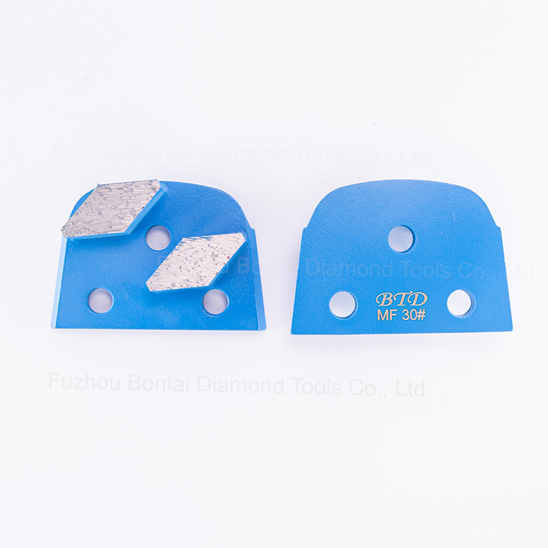 Double Rhombus Diamond Segments for Lavina Grinder