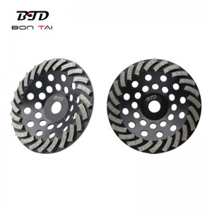 Manufacturer for Pcd Wheel Cup - 7 Inch Turbo Segment Diamond Cup Wheel for Concrete Grinding – Bontai
