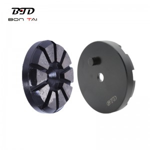 Chinese Professional Redi Lock Diamond Grinding Shoe - 3 inch metal bond 10 segments diamond grinding disc for concrete floor praparation – Bontai