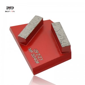 China wholesale Metal Bond Diamond Grinding Shoe - Double rectangle segments Lavina diamond grinding block – Bontai