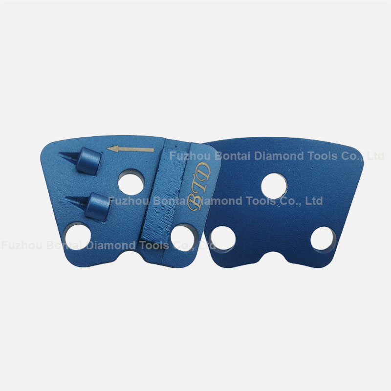 Double Quarter PCD Segments Grinding Tools For Dr.Schulze Floor Grinder