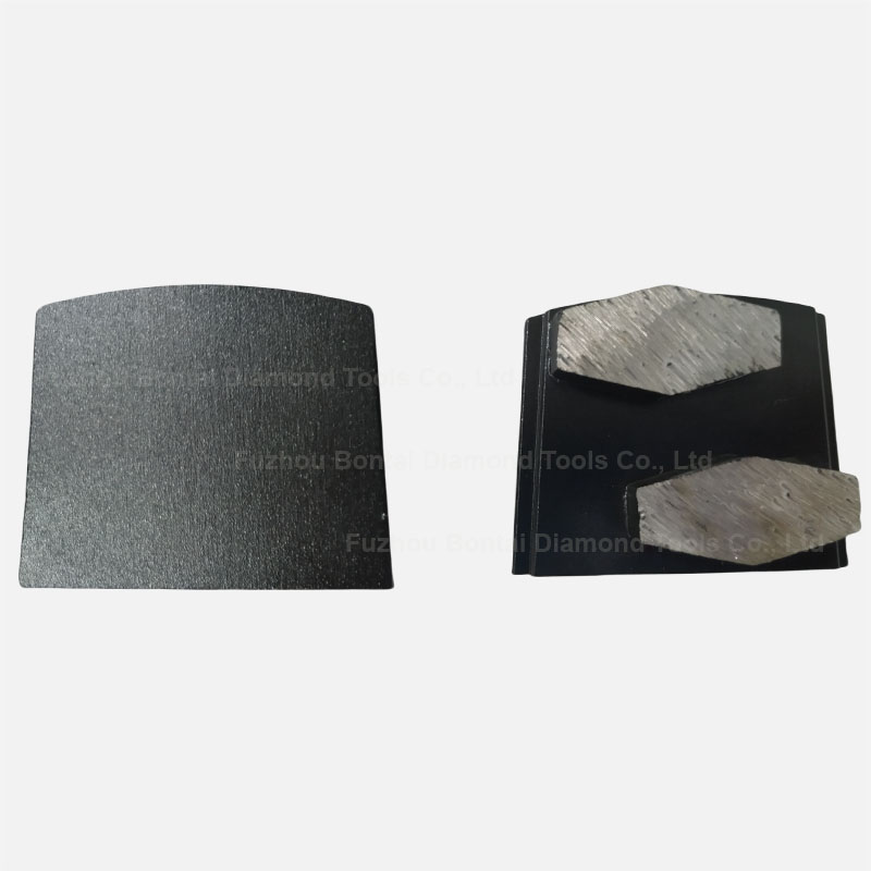 Double Hex Segments Diamond Grinding Tools For Floorman Grinder