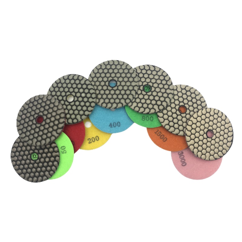 Top Quality China Flexible Diamond Polishing Pad for Wet/Dry Polishing Granite/Marble/Engineer Stones