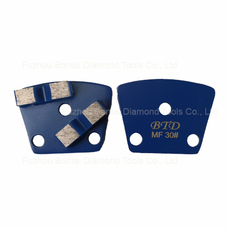 Double M-Shaped Segments Grinding Shoes For Magnetic Floor Grinding Machine