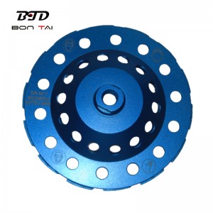 100% Original Pcd Diamond Cup Wheel - 7 inch T Shape Segment Grinding Wheel for Concrete – Bontai