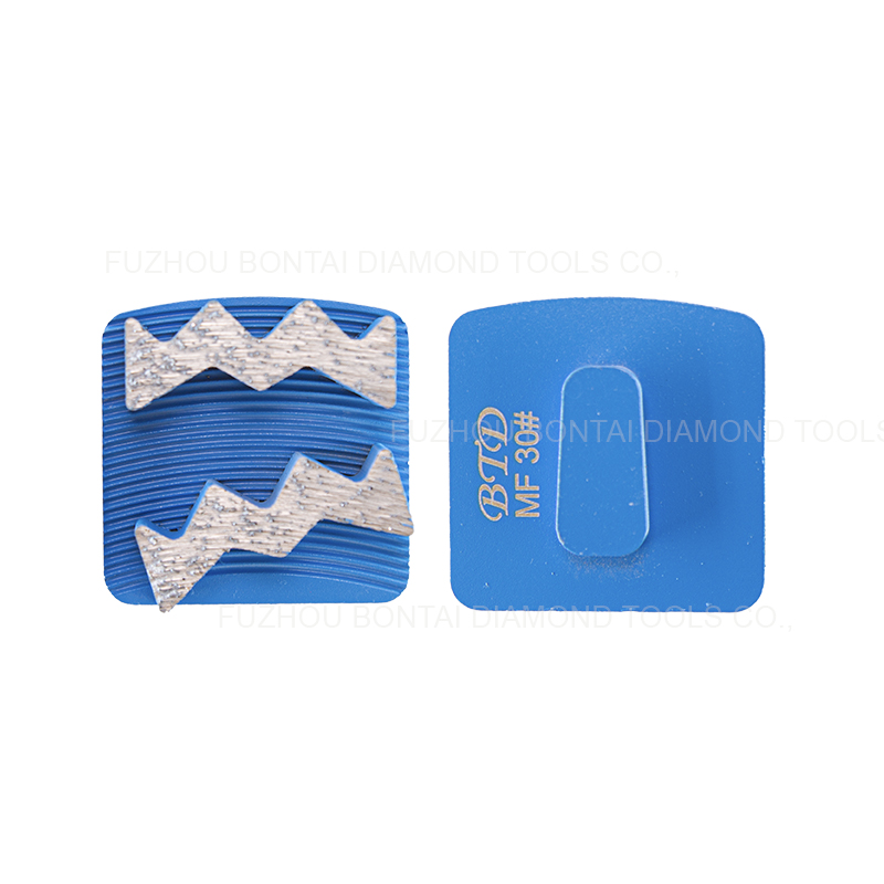 Zigzag Segments Concrete Grinding Shoes for Husqvarna Grinder