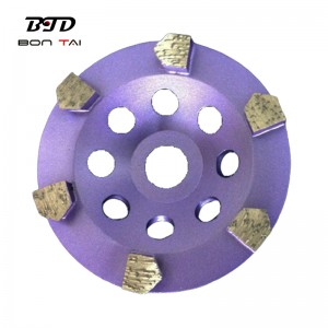 Wholesale China Diamond Cup Grinding Wheel - 125mm Arrow Segments Diamond Concrete Grinding Cup Wheels – Bontai