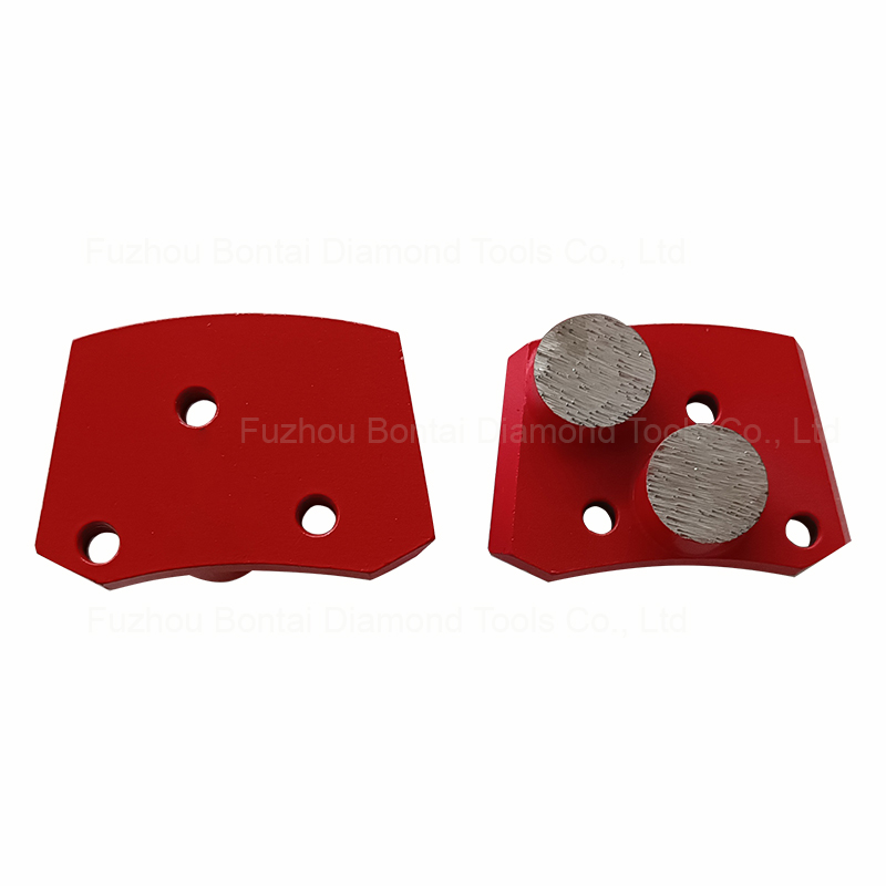 Double Round Diamond Segments Grinding Shoe For Contec Floor Grinder