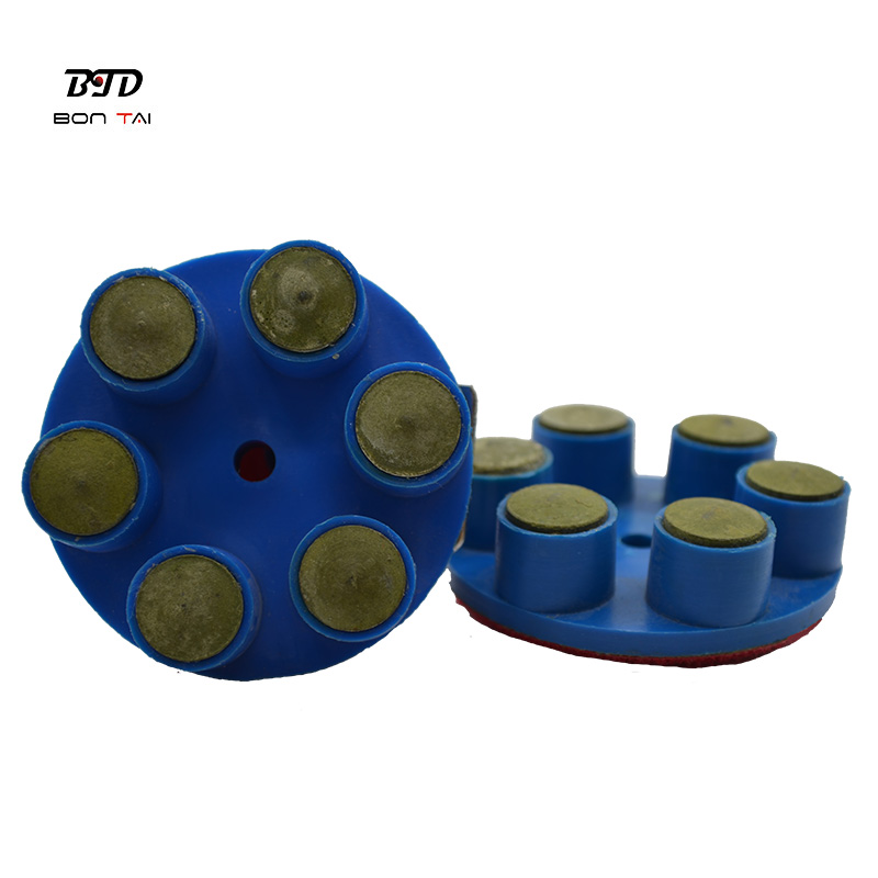 Fixed Competitive Price Floor Polishing Pad For Concrete - 3″ Velcro resin diamond polishing pucks – Bontai