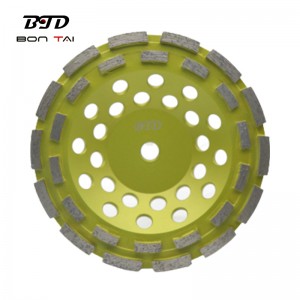 New Arrival China Cup Diamond Wheel - 7 Inch Double Row Cup Grinding Wheel for Stone and Concrete Grinding  – Bontai