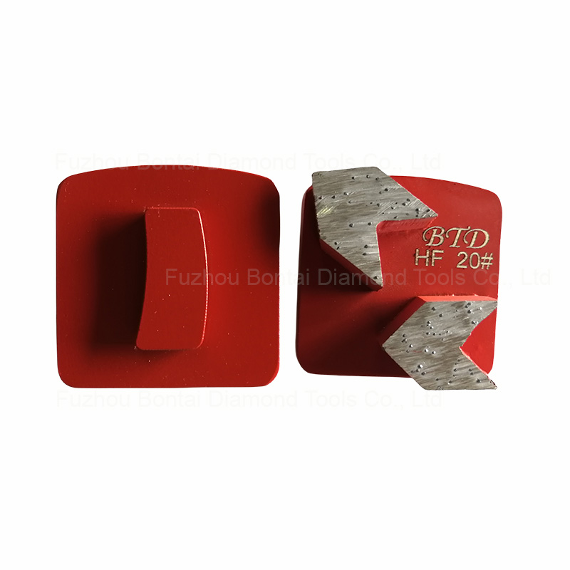 Arrow Segments Diamond Grinding Tools For Klindex Floor Grinder