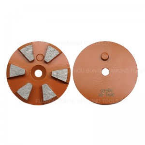 3 Inch Round Metal Grinding Pucks with 6 Segments