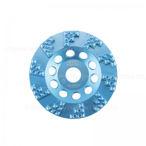 5 Inch F Diamond Segments Grinding Wheel for Angle Grinder