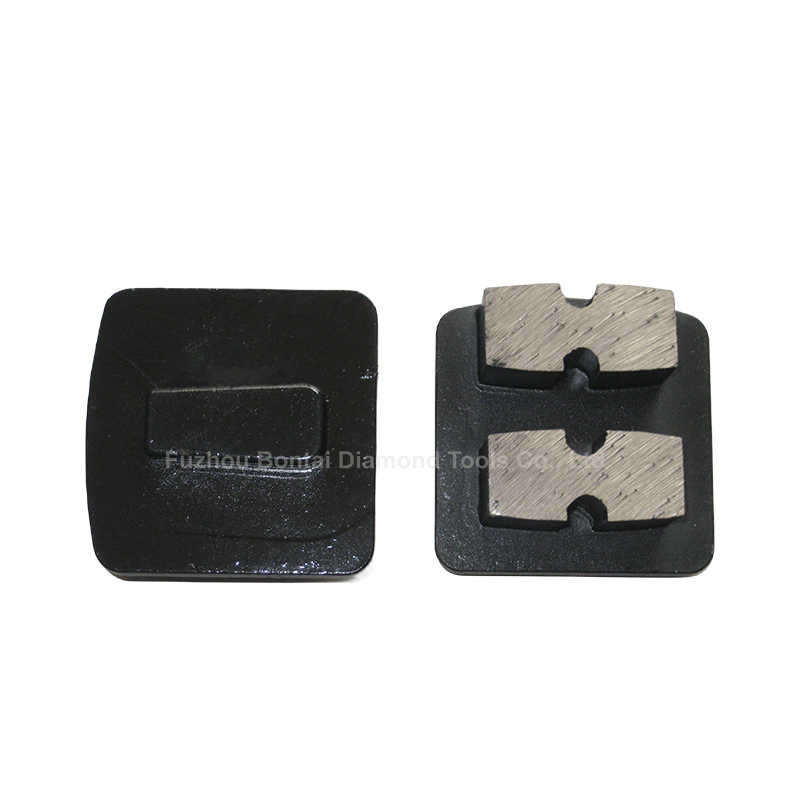 Redi lock diamond grinding shoes for Husqvarna floor grinder