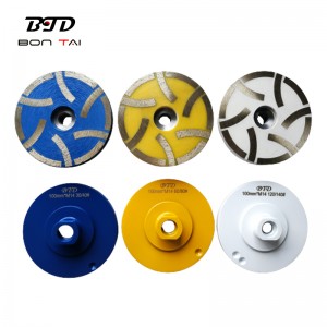 Good Quality Stone Diamond Tool - 100mm Resin Filled Diamond Grinding Cup Wheel For Polishing Granite Marble Stone – Bontai