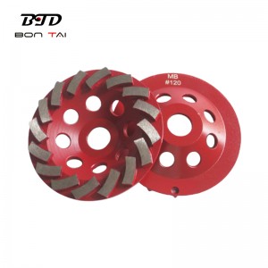 New Arrival China Diamond Cup Wheel For Grinding Granite - 5 inch Turbo Cup Wheel for Angle Grinder – Bontai