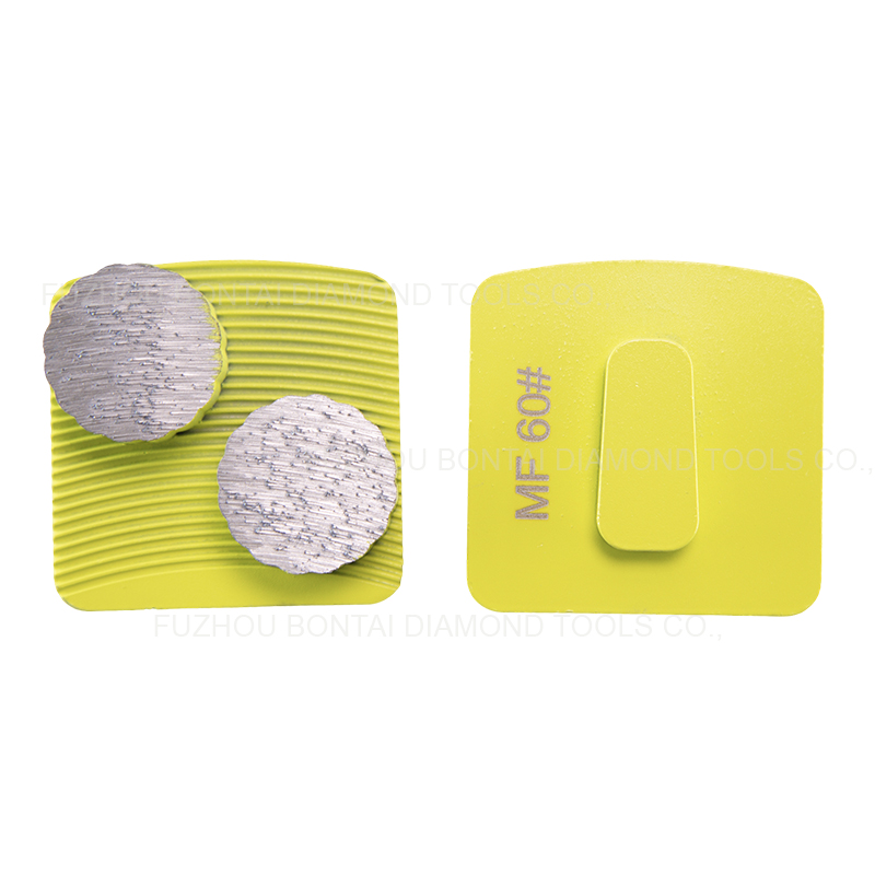 Double Moon Shape Segments Diamond Grinding Tool For Husqvarna Floor Grinder